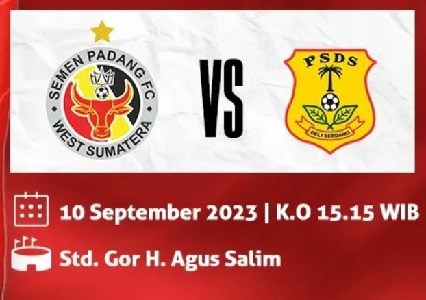 Semen Padang vs PSDS Deli Serdang Live