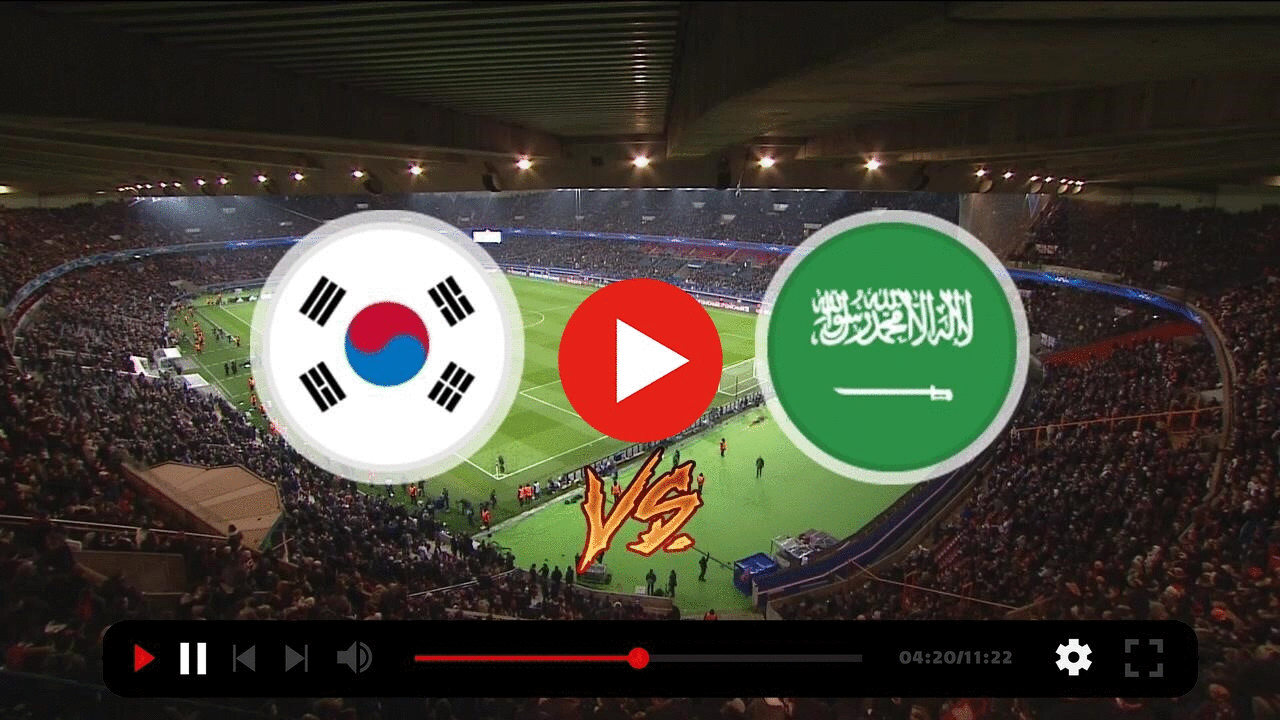 Arab Saudi vs South Korea Live