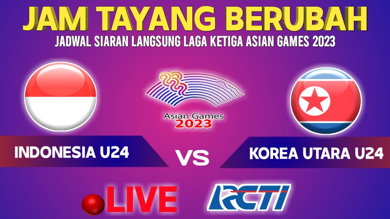 Indonesia U24 vs Korea Utara U24 Live
