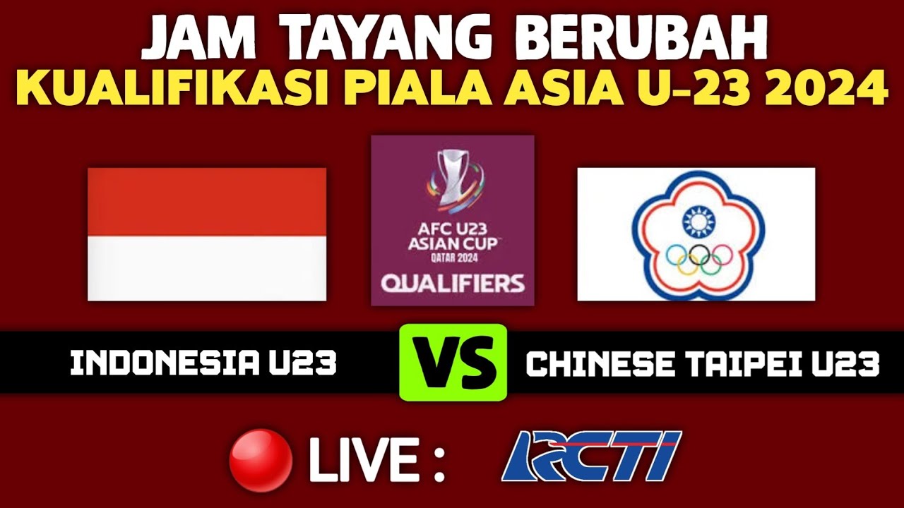 Indonesia U23 vs China Taipei U23 Live